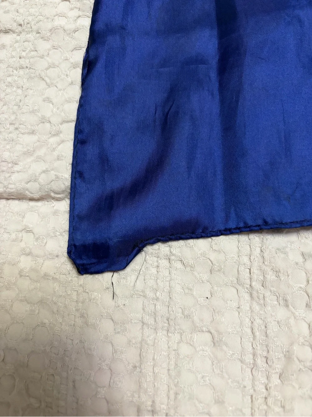 Christian Dior Blue Geometric Scarf